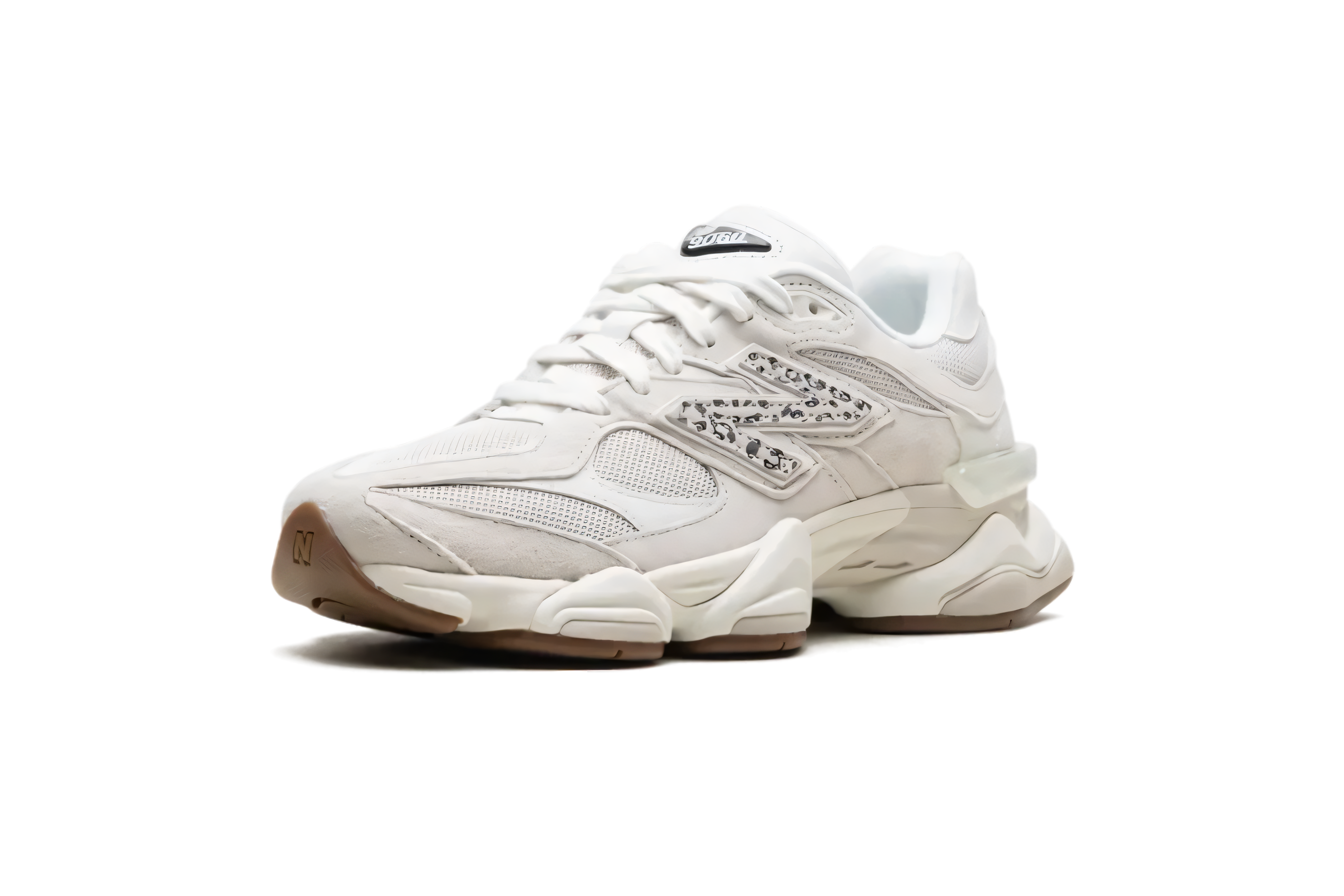 New Balance 9060 Sea Salt Leopard Print